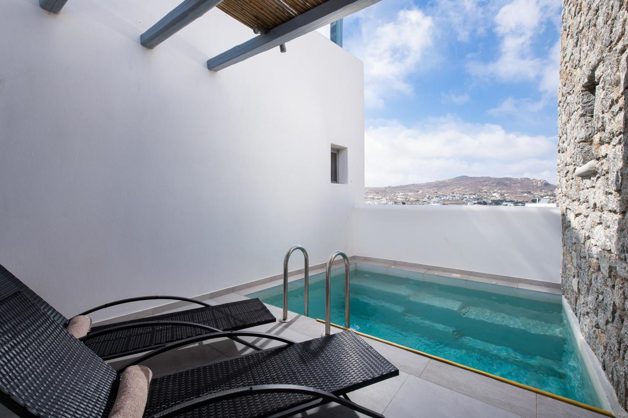 Hosting Moments Private Pool Holiday Home Ano Mera Eksteriør billede